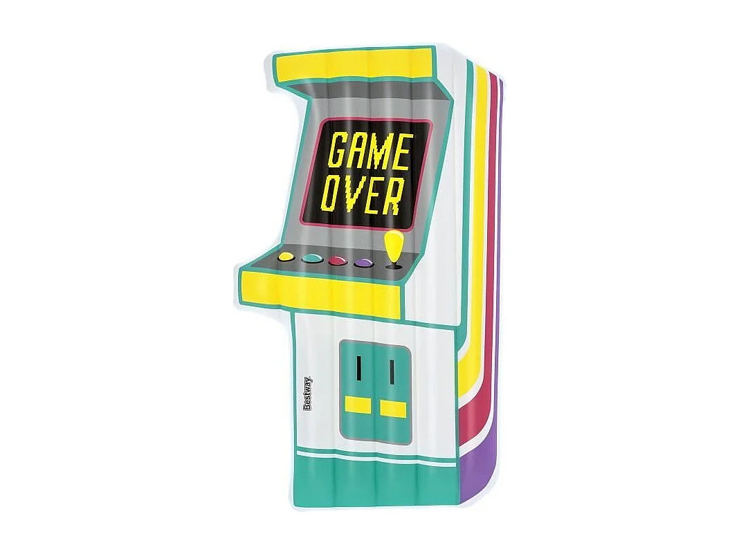 BESTWAY Aqua Arcade Opblaasbaar Zwembadmatras - Ideaal voor Kinderen - 174 x 99 x 22 cm