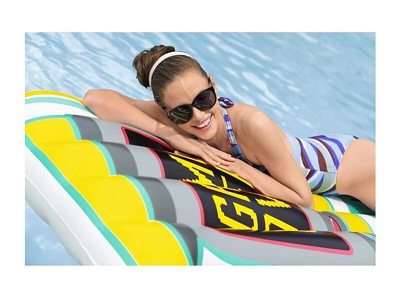 BESTWAY Aqua Arcade Opblaasbaar Zwembadmatras - Ideaal voor Kinderen - 174 x 99 x 22 cm