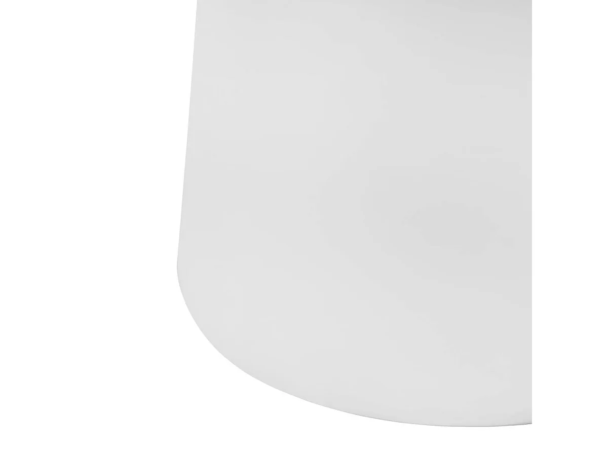 Table à manger Table à diner ronde coloris Blanc - Diamètre 120 x Hauteur 75 cm