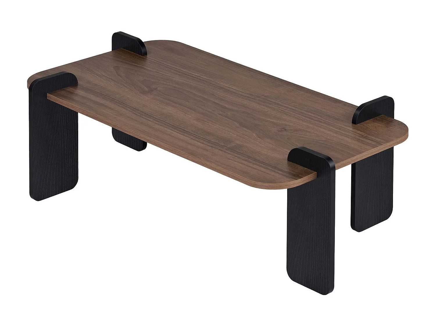 Couchtisch aus Holz "Fuchs" - 120 x 60 x 35 cm - Braun
