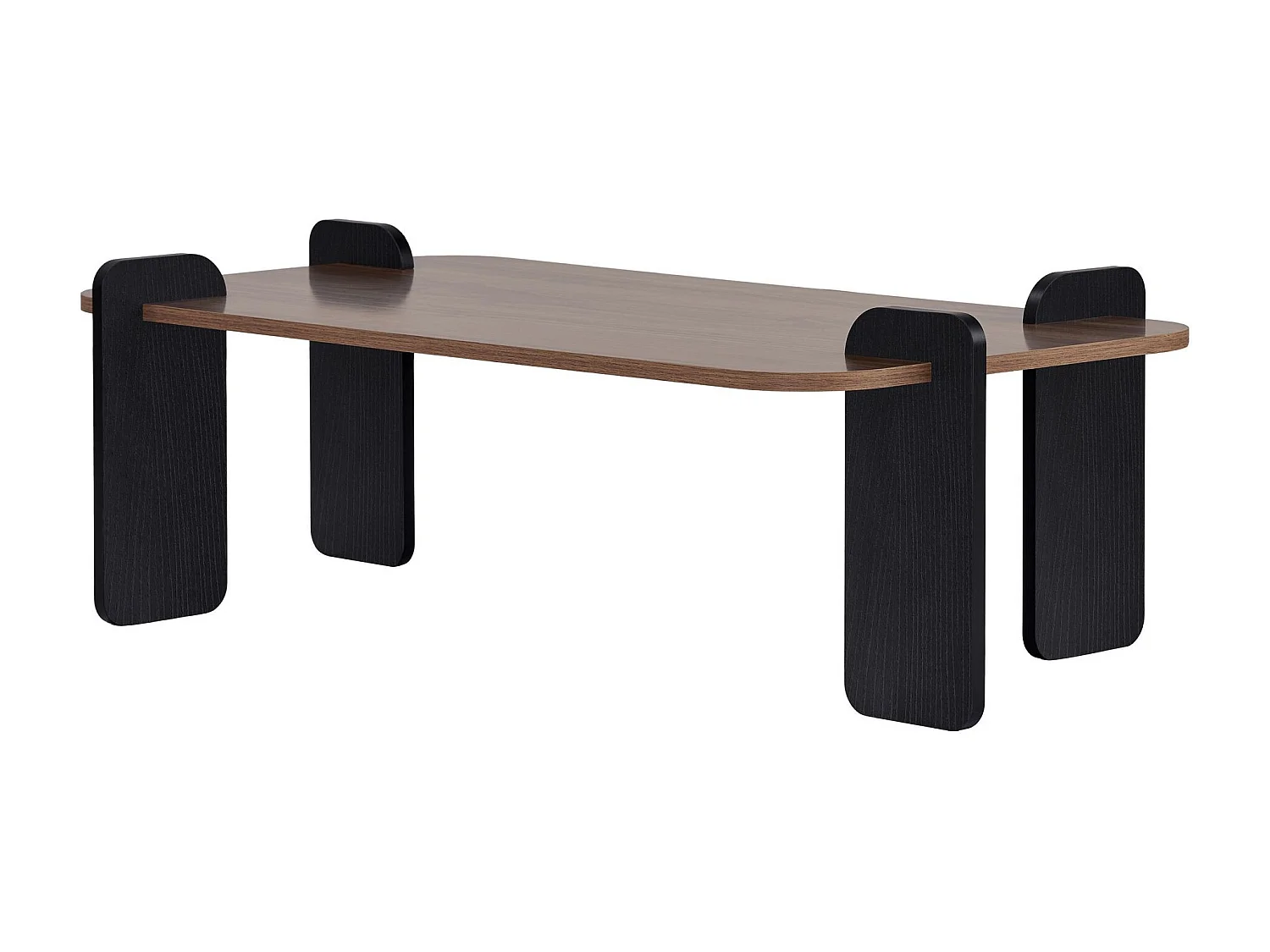 Couchtisch aus Holz "Fuchs" - 120 x 60 x 35 cm - Braun