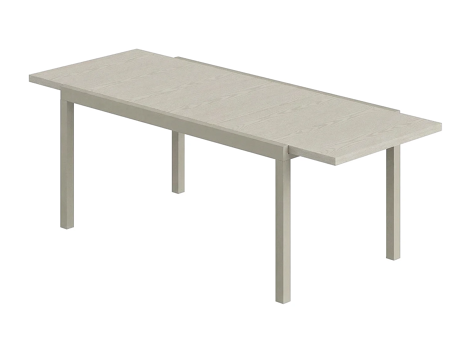 Tavolo giardino allungabile 8-10 persone grigio chiaro