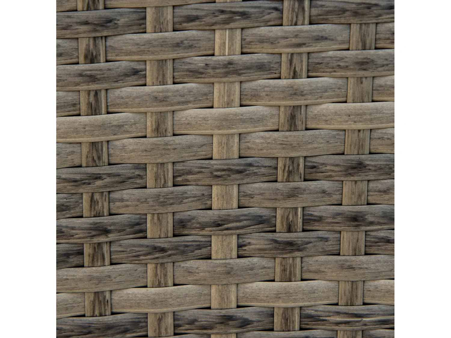 Sedia da giardino adironrack in rattan e acciaio marrone blu