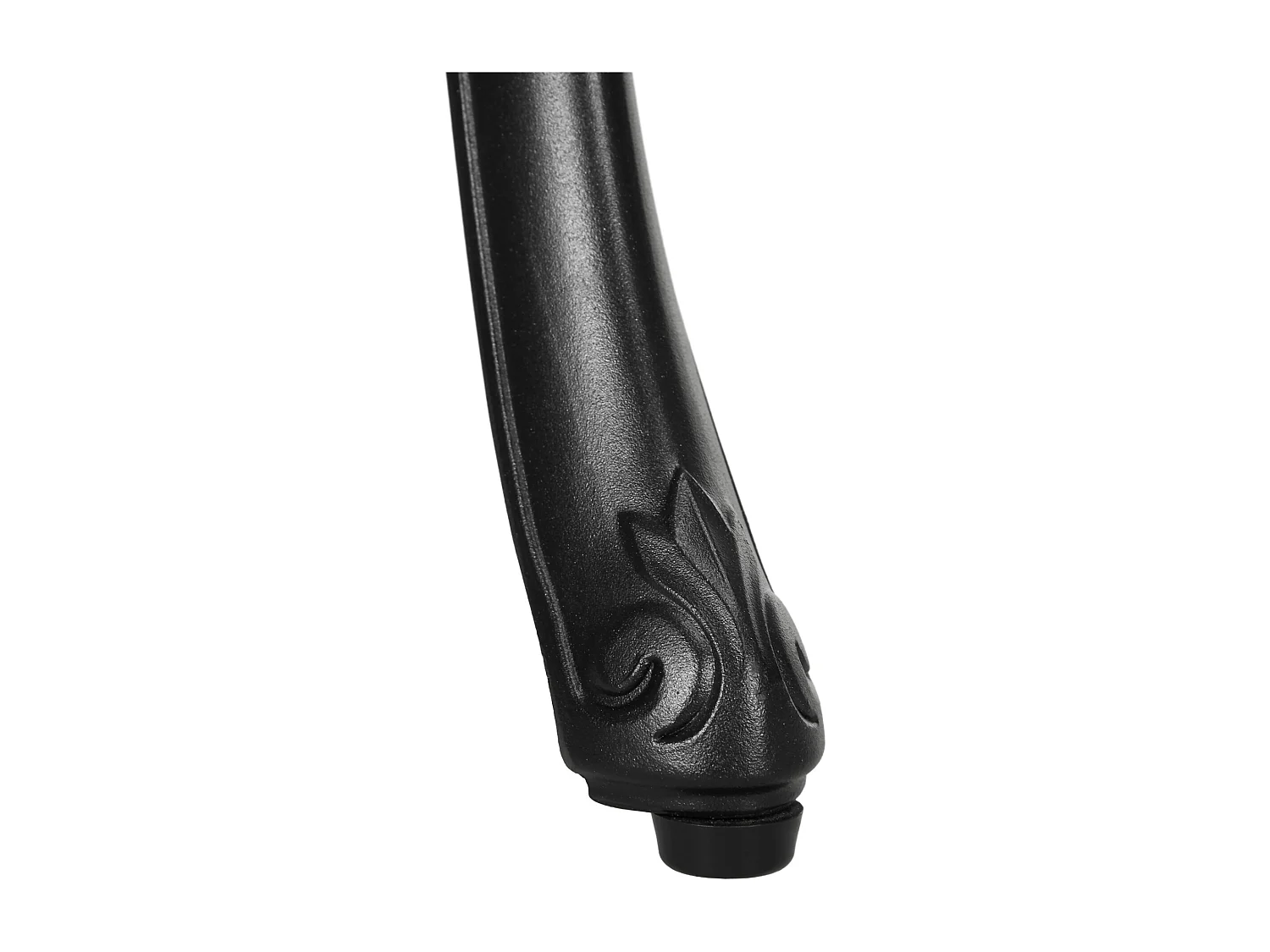 Set da giardino 3pz con 2 sedie e tavolino in vetro nero