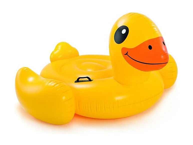 Canard Jaune Gonflable à Chevaucher Jaune