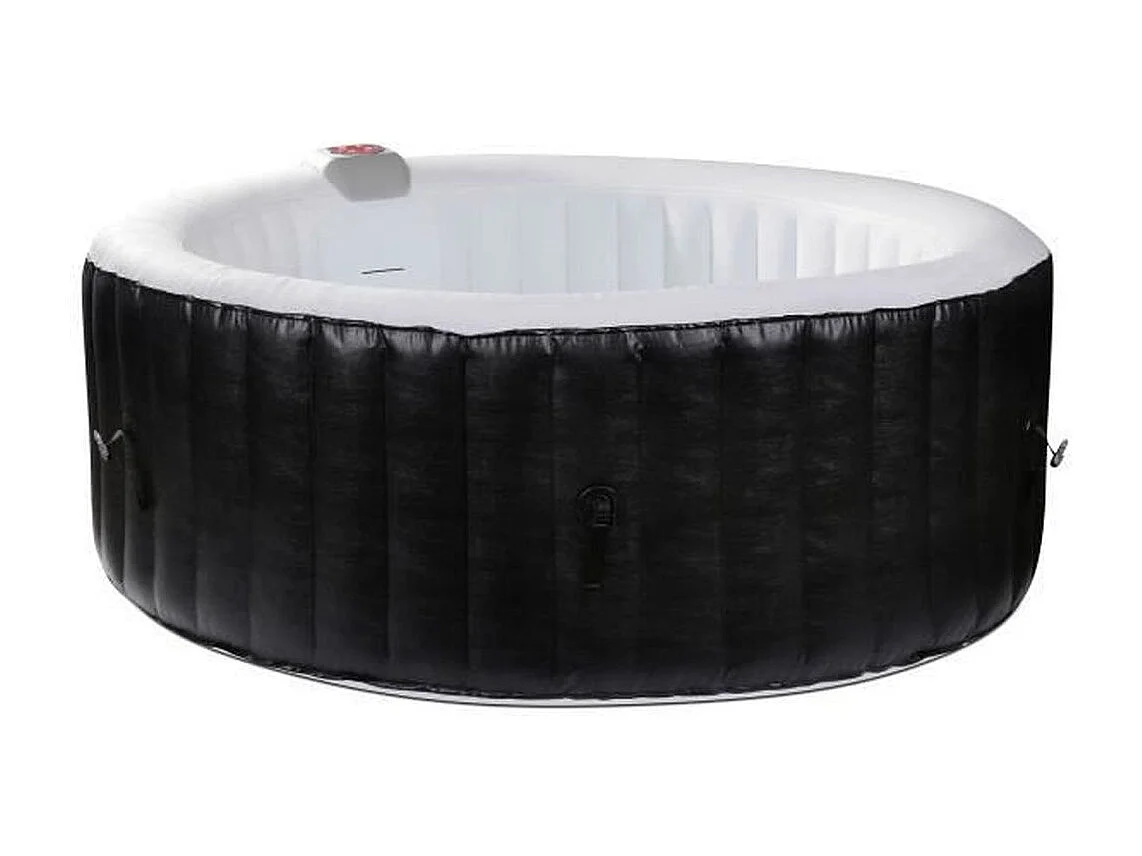 - Spa Gonflable 6 personnes rond Couverture et filtre inclus - Pret en 5 minutes