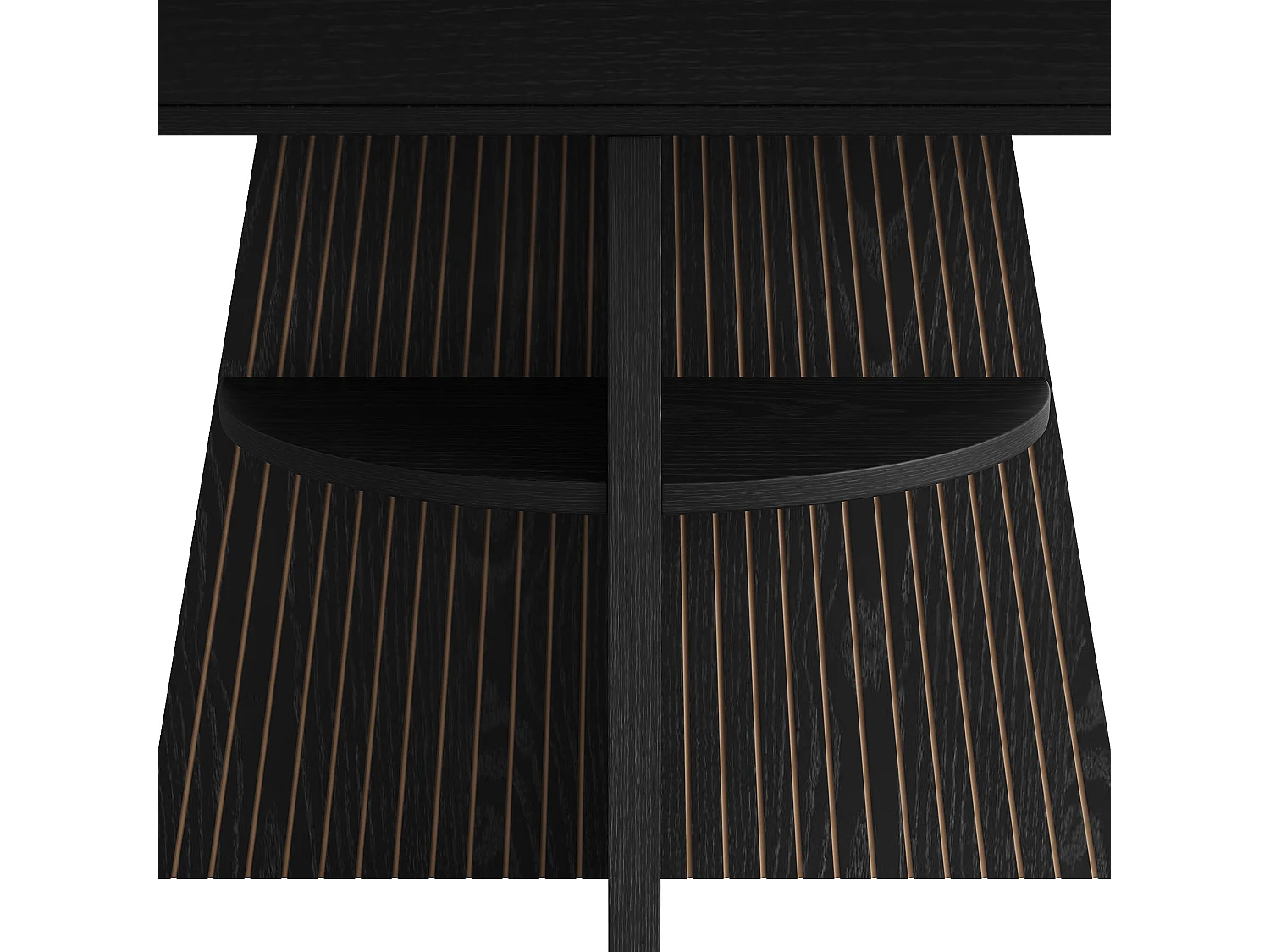 Table à manger extensible - 110/150 x 110 x 76 cm - pour 4 à 6 personnes - avec rangement - MDF - noir
