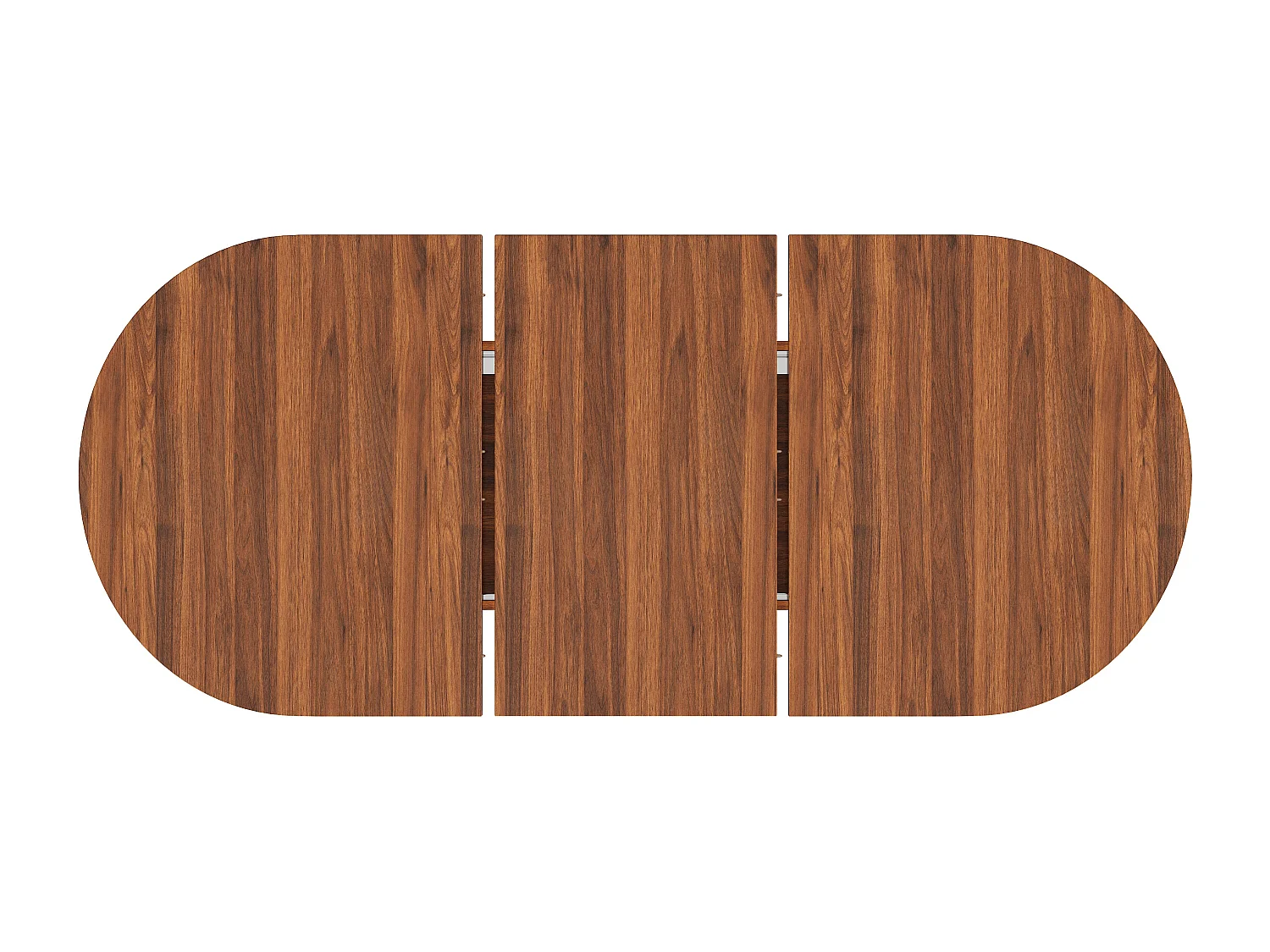 Table à manger extensible - 120/160 x 80 x 76 cm - pour 4 à 6 personnes - avec rangement - MDF - marron
