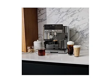 Ninja Kaffeemaschine Luxe Premier (ES601EU) Halbautomatische Espressomaschine 2L - Schwarz Edelstahl