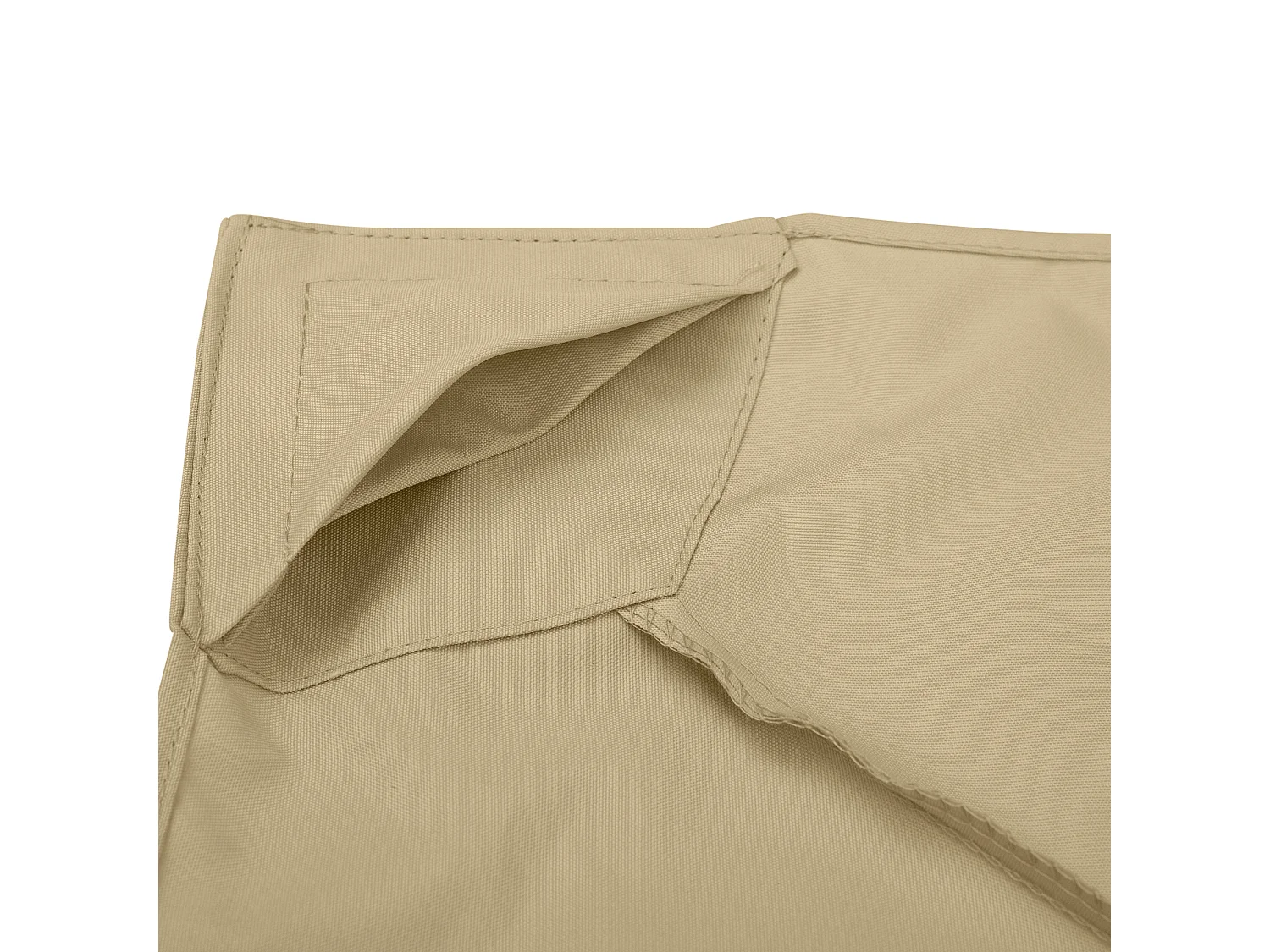 Tettuccio di ricambio per gazebo 3x3m a 2 livelli beige