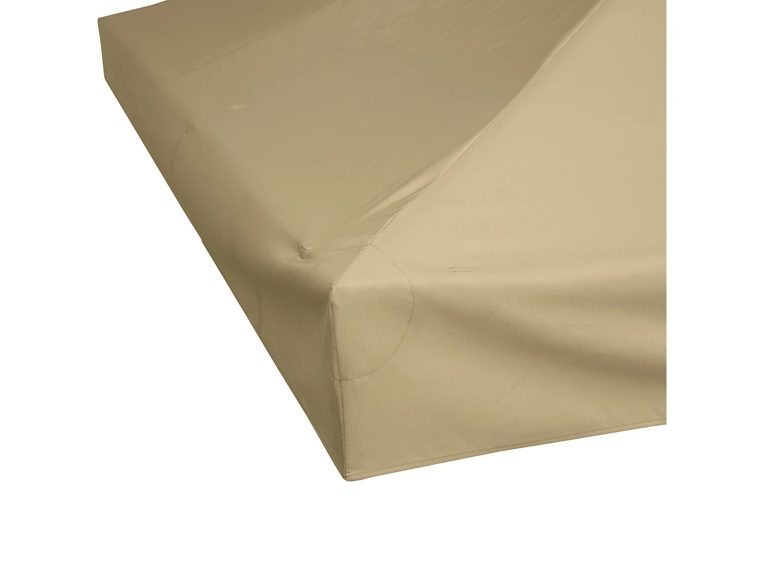 Tettuccio di ricambio per gazebo 3x3m a 2 livelli beige