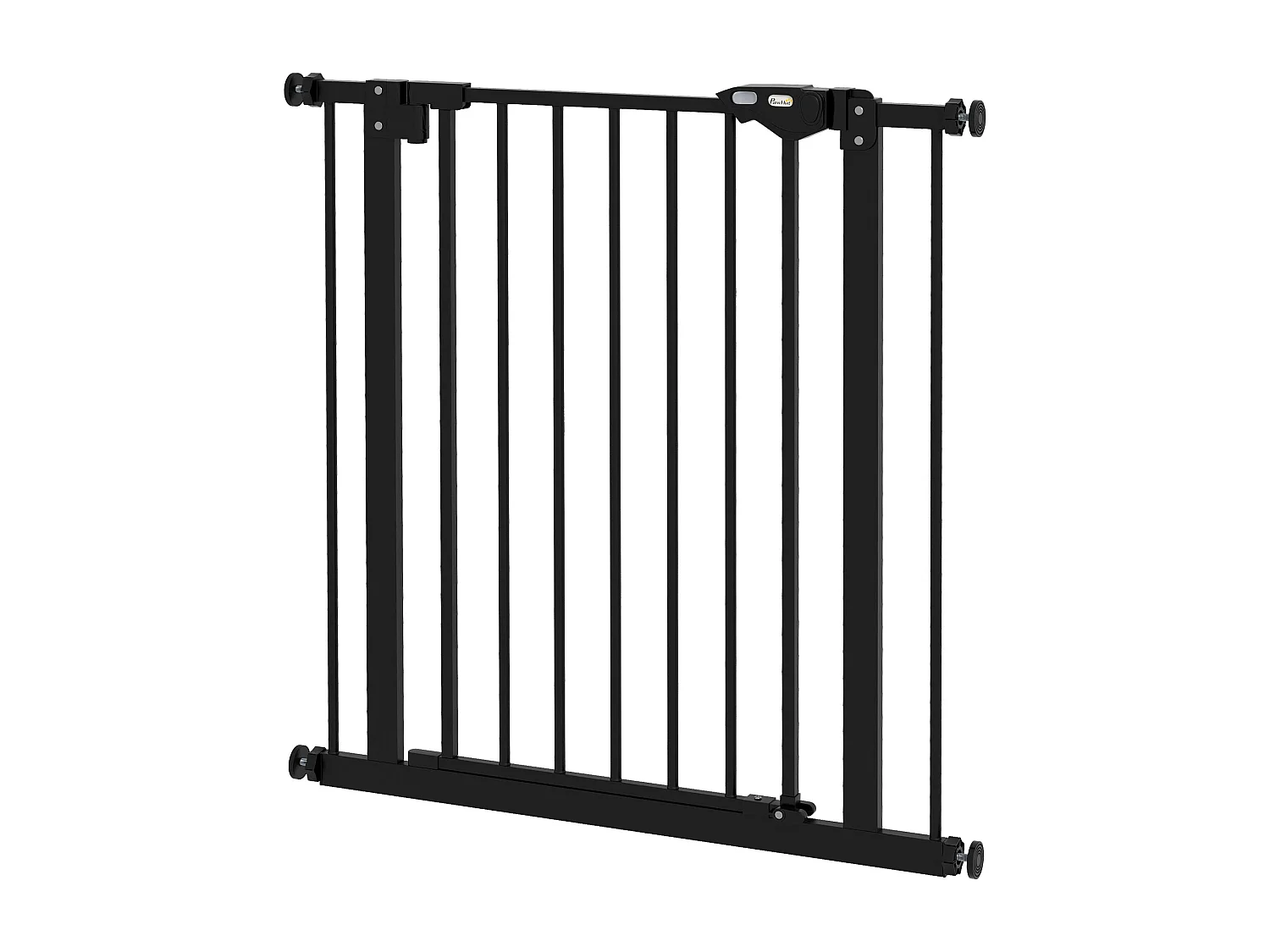 Cancellino per cani con chiusura automatica 68x77 cm nero