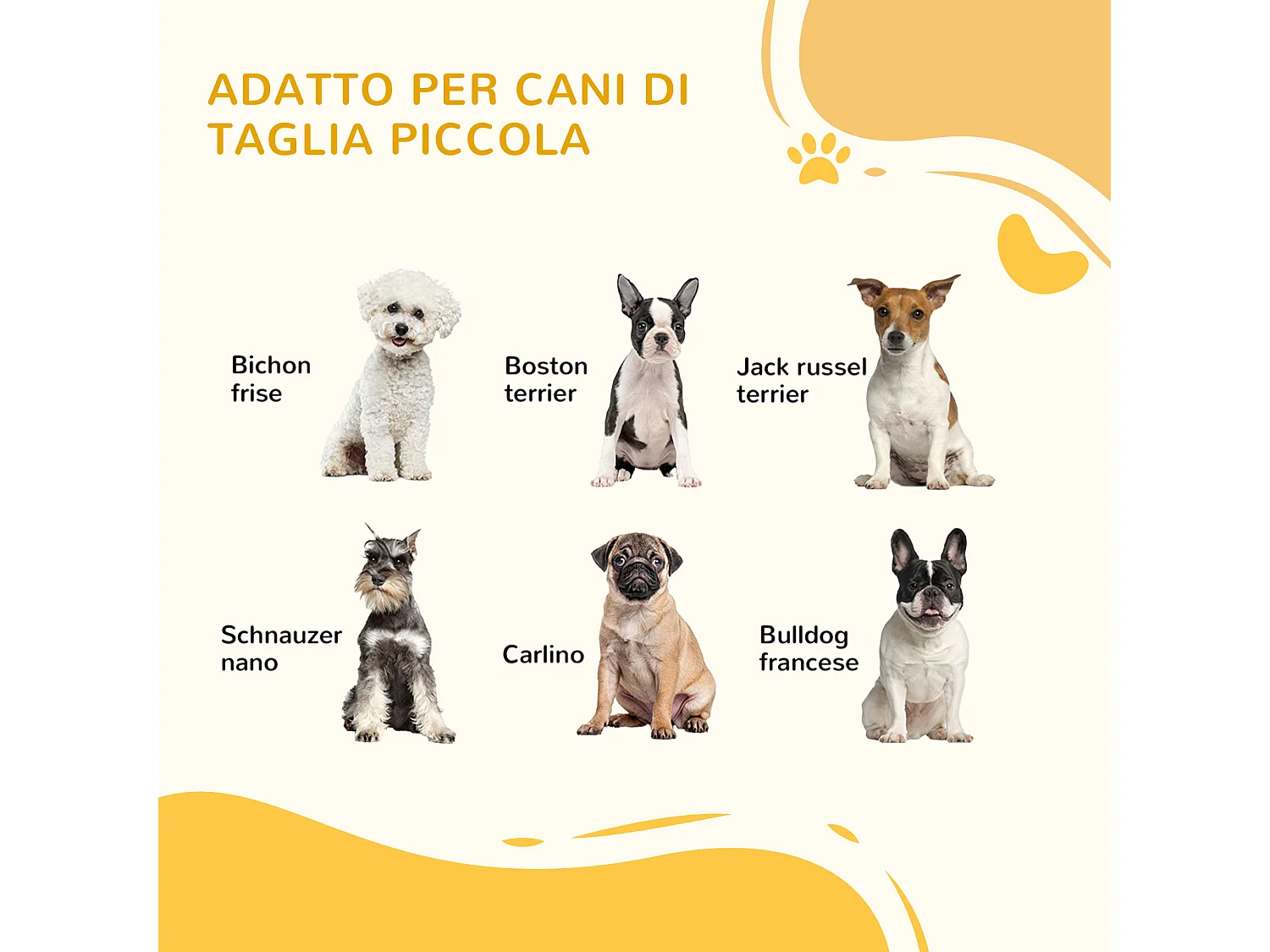 Cancellino pieghevole per cani a 3 sezioni in legno marrone
