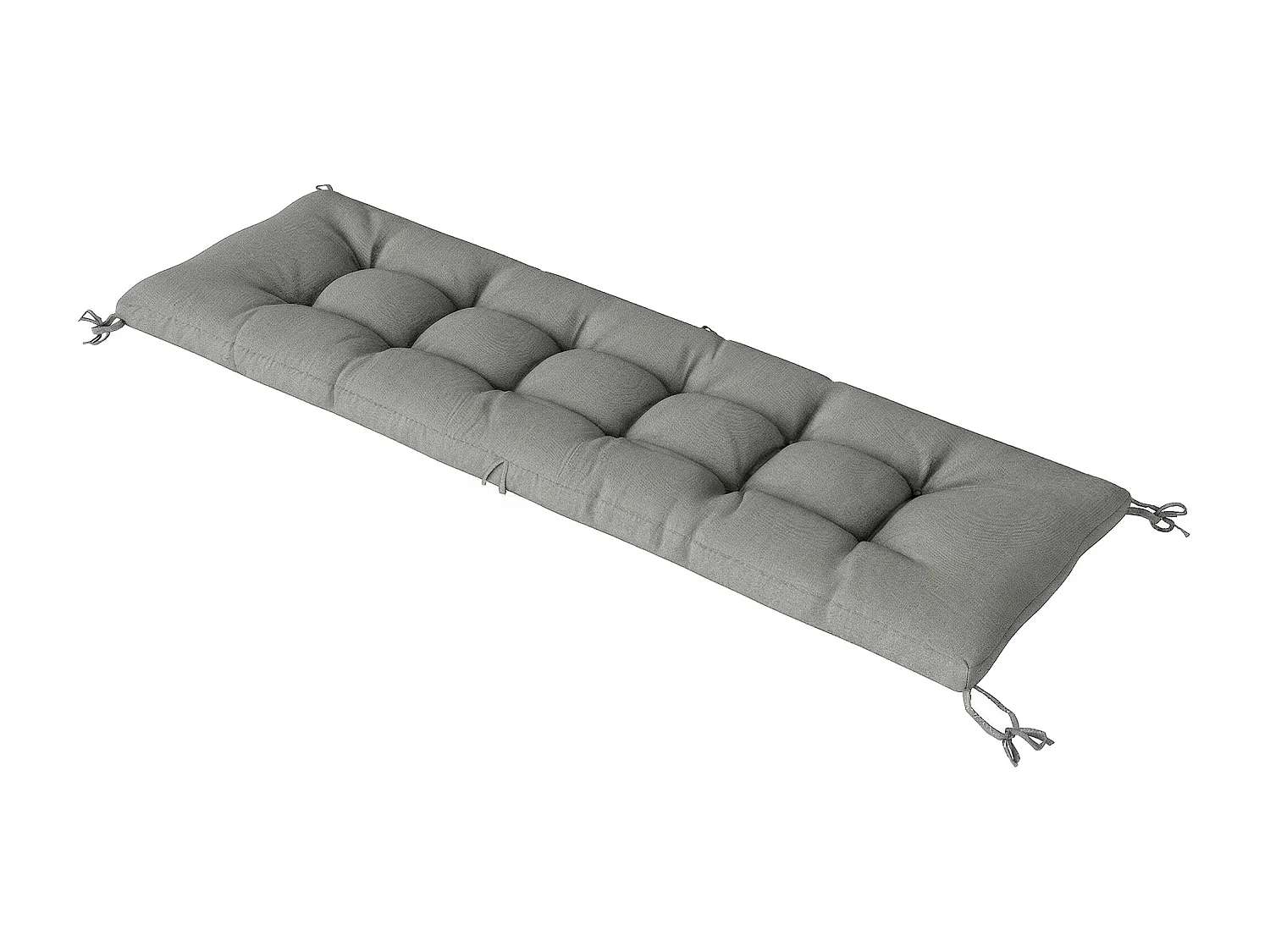 Cuscino per chaise lounge uv50+ da esterno grigio chiaro