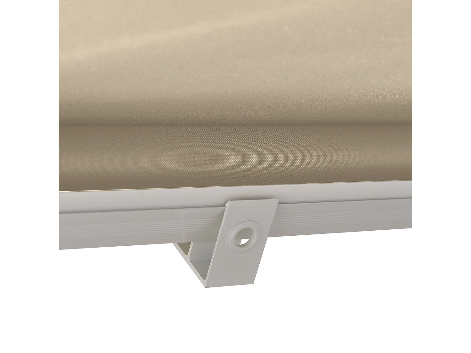 Tenda da sole a caduta avvolgibile angolazione 0-120° beige