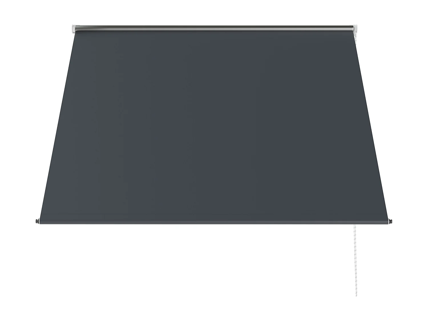 Tenda da sole a bracci con apertura manuale e inclinazione grigio