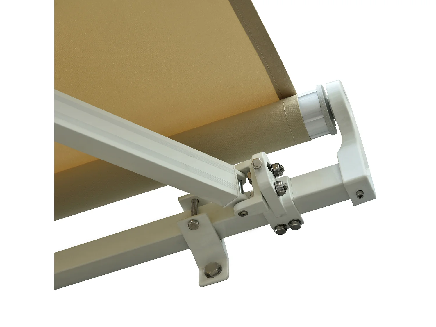 Tenda da sole a bracci regolazione con manovella 3x2.5m beige