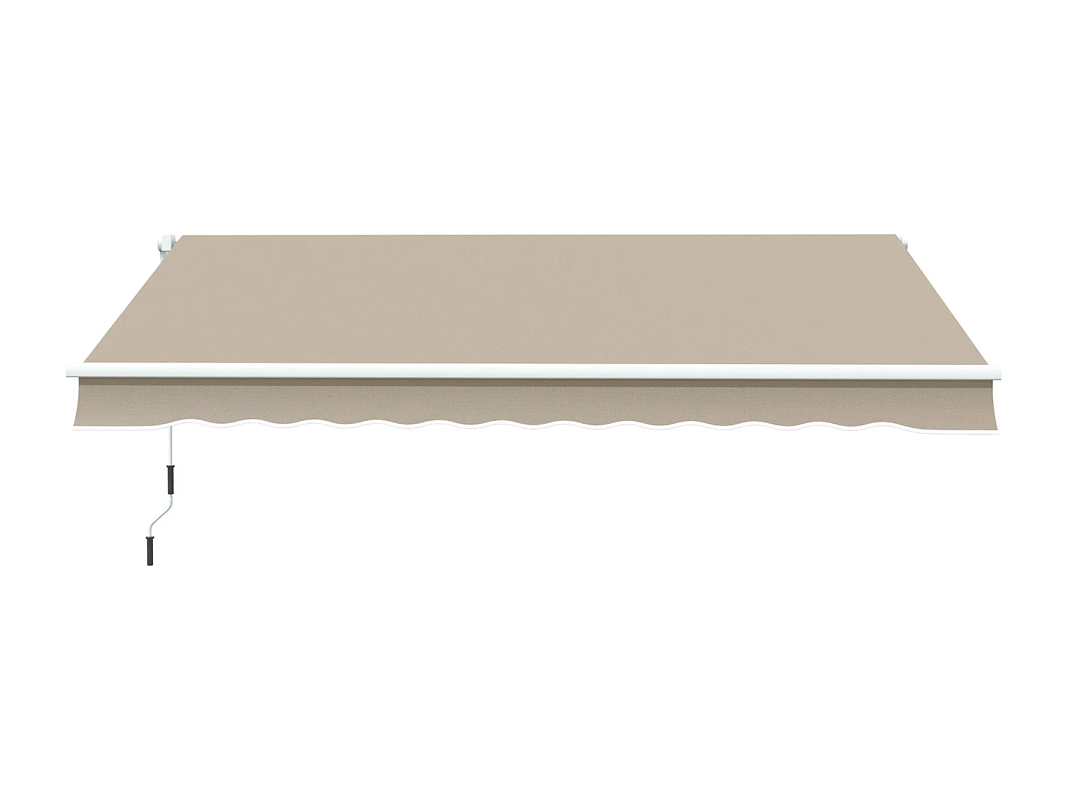 Tenda da sole a manovella 4x2.5 m con copertura impermeabile