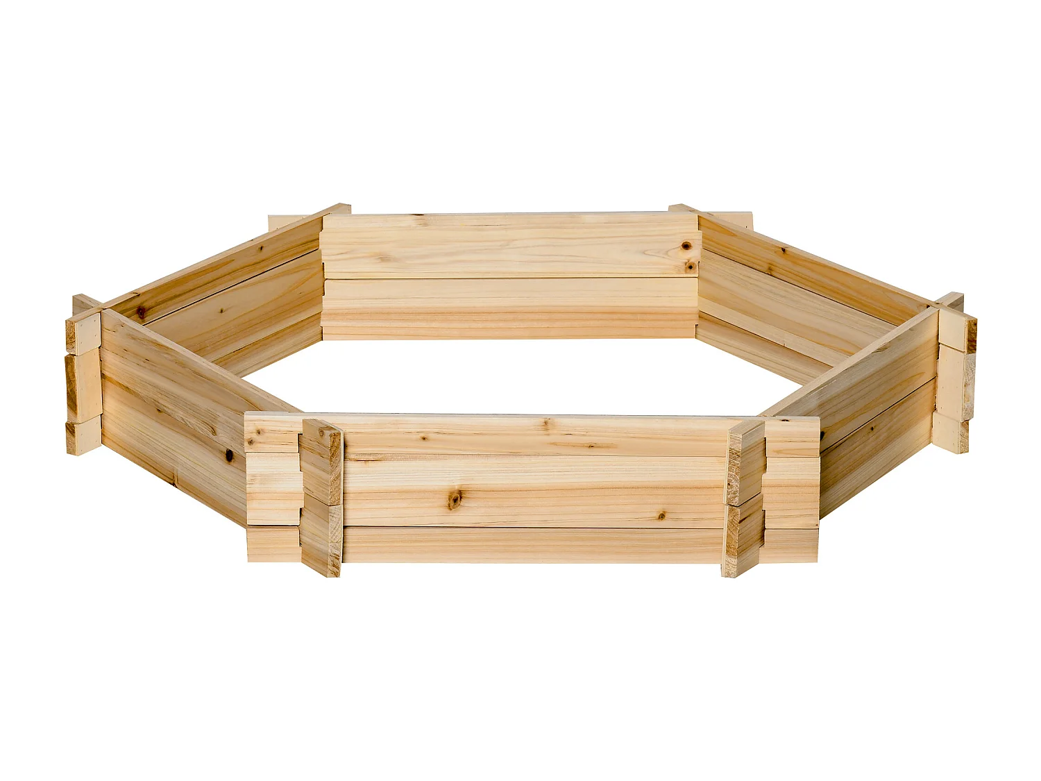 Letto per orto senza base con struttura in legno 100x92x16cm