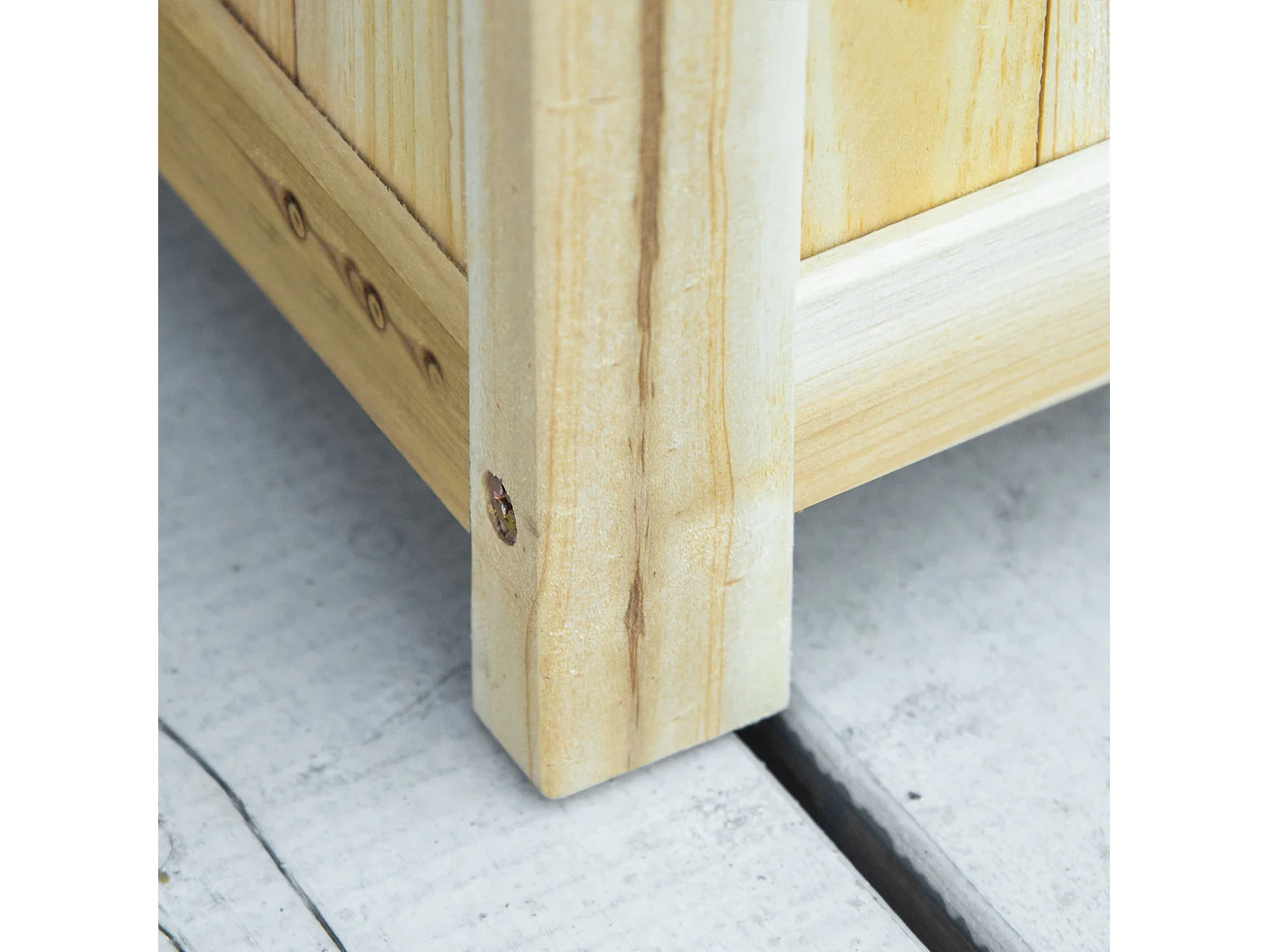 Fioriera in legno pieghevole da esterno 70x30x25cm