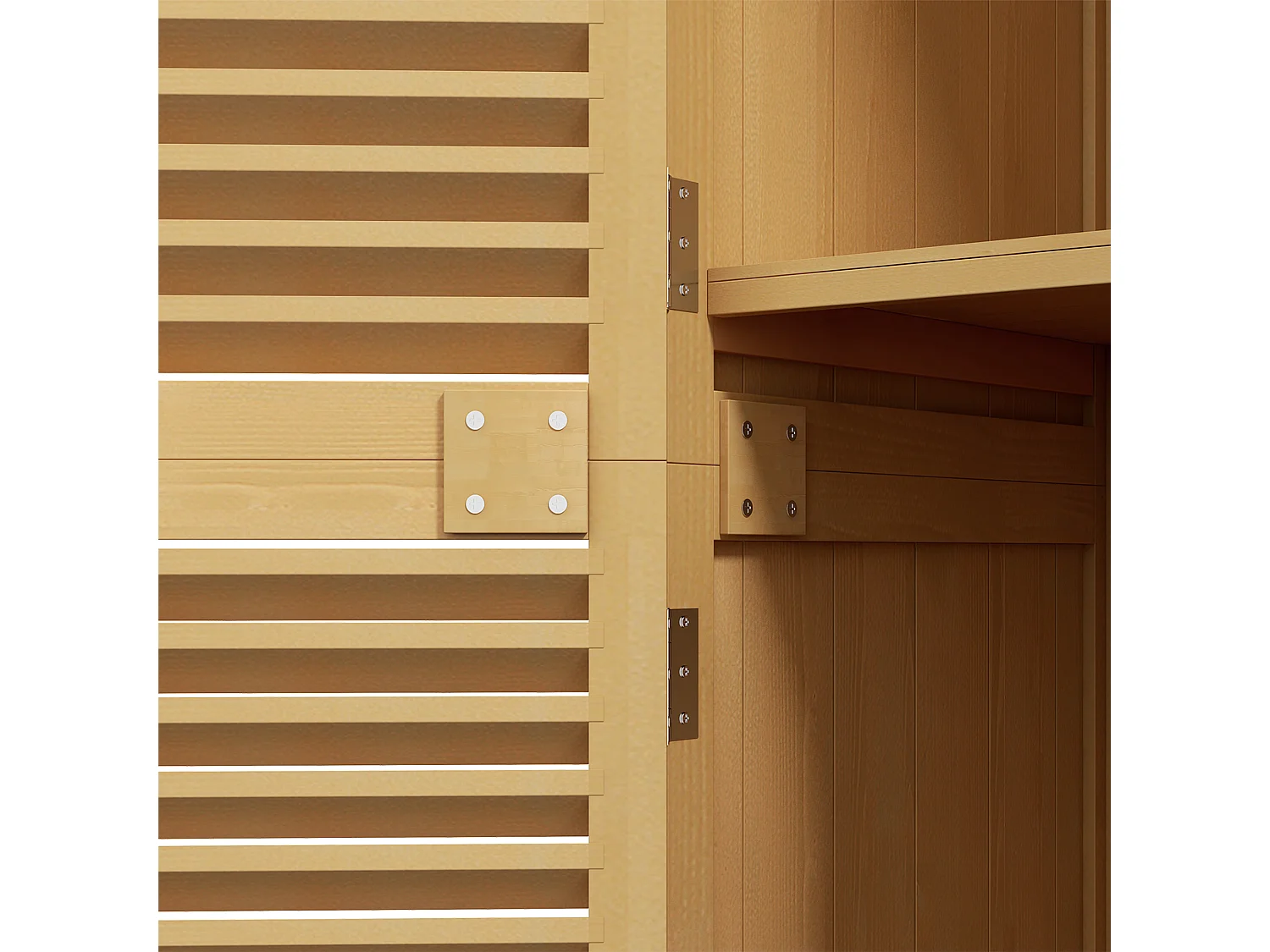 Casetta da giardino a 4 ripiani in legno 87x46.5x160 cm giallo e verde