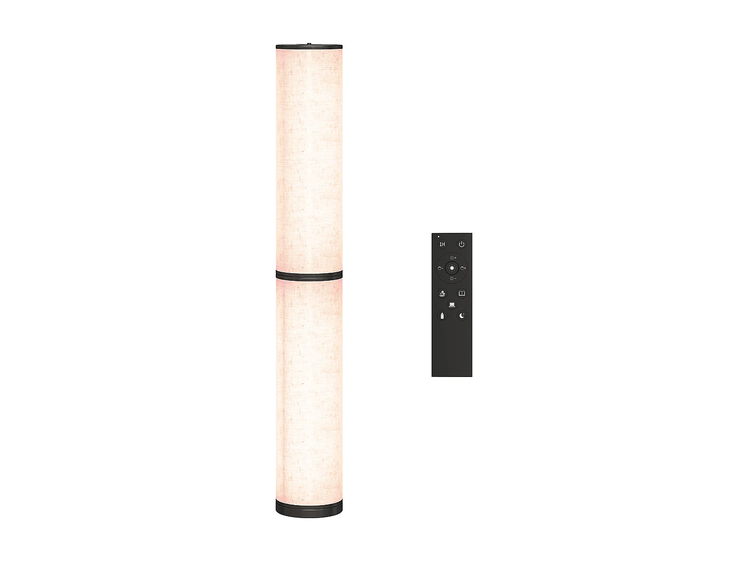 Lampada da terra a led dimmerabile con telecomando beige