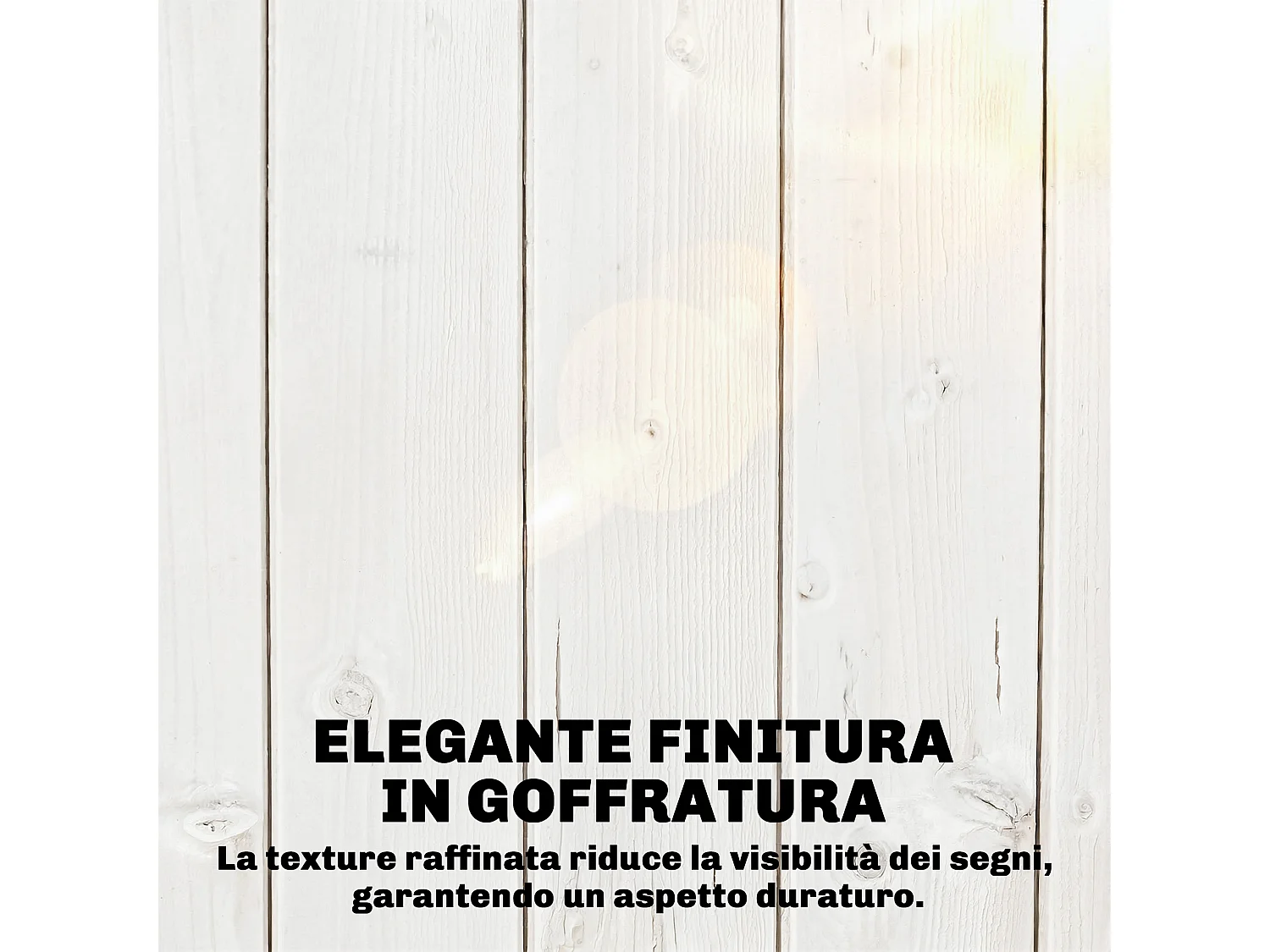 Casetta da giardino impermeabile con scaffali in legno bianco