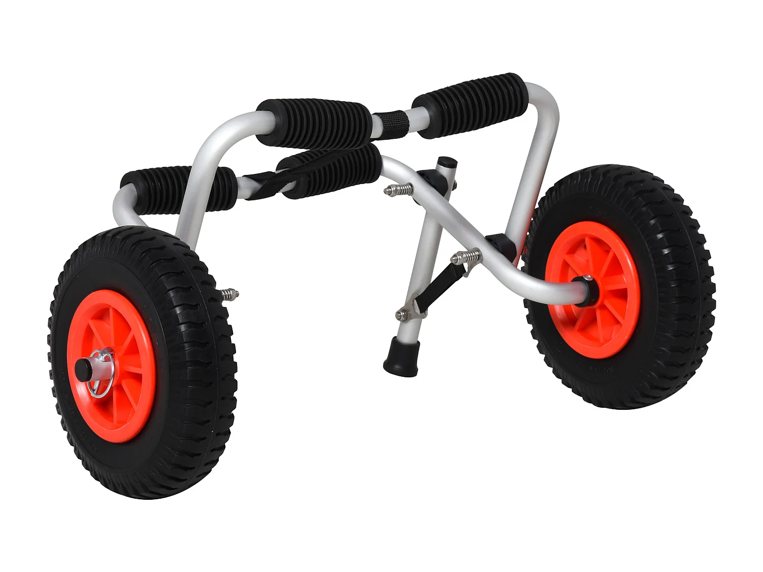 Carrello porta kayak e canoa pieghevole con imbottiture in alluminio