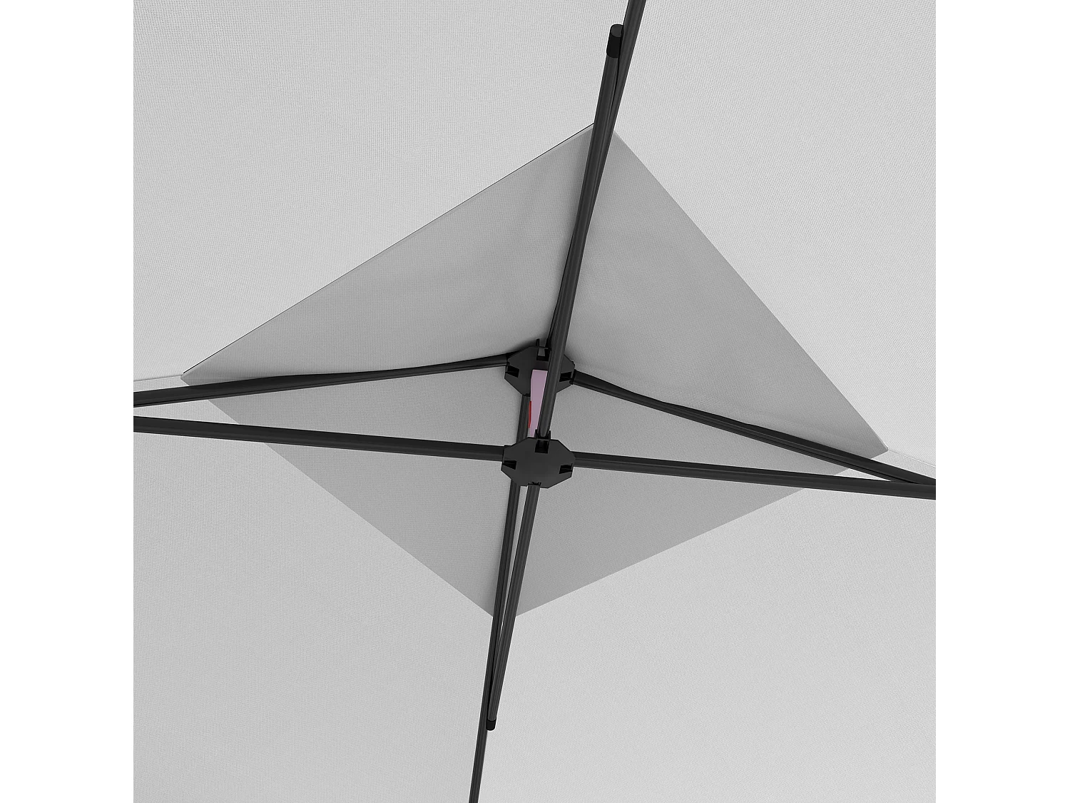 Gazebo da giardino 3x3 m pieghevole e regolabile su 3 livelli bianco