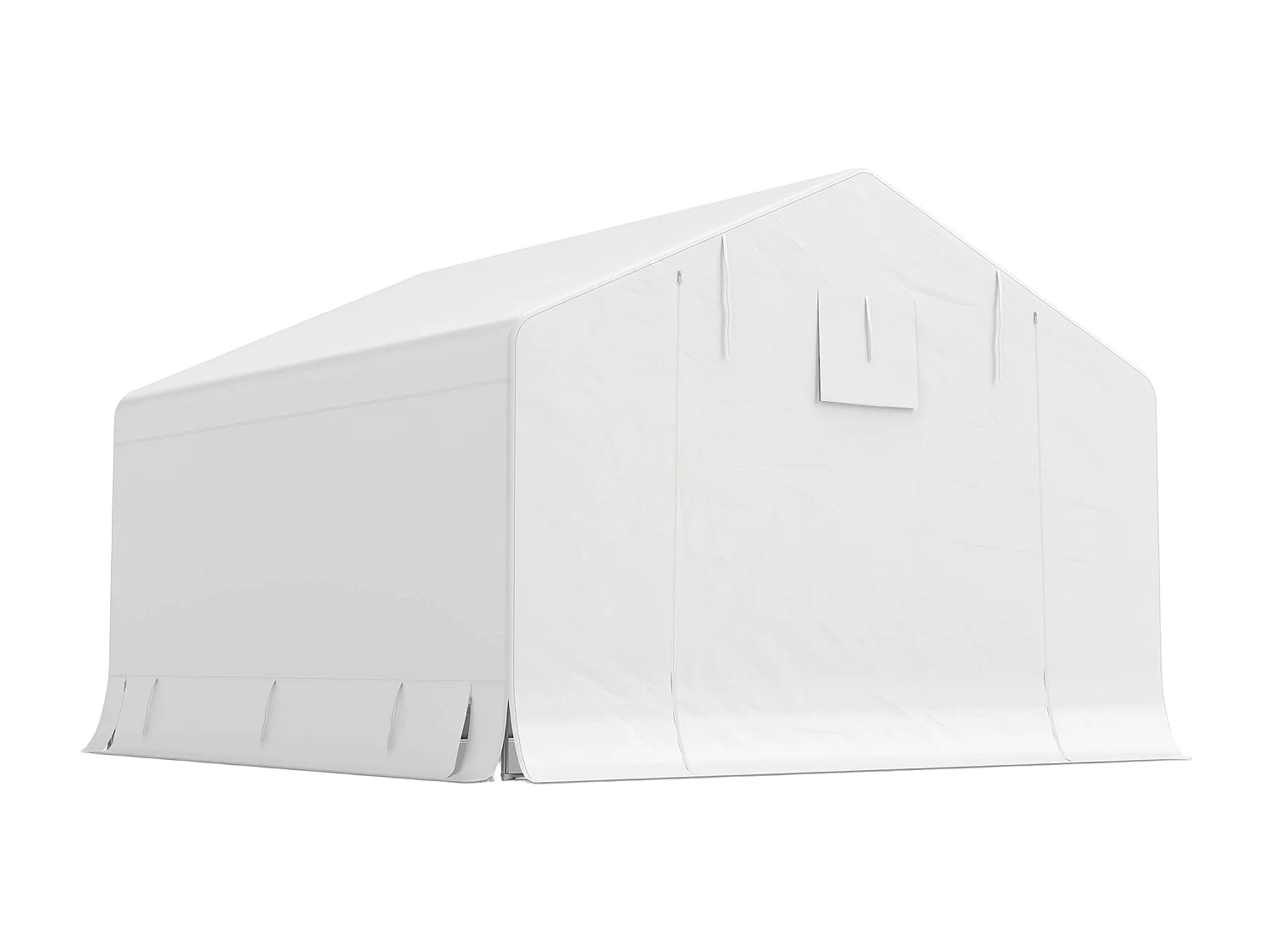 Capanno da giardino per attrezzi e tenda garage impermeabile bianco