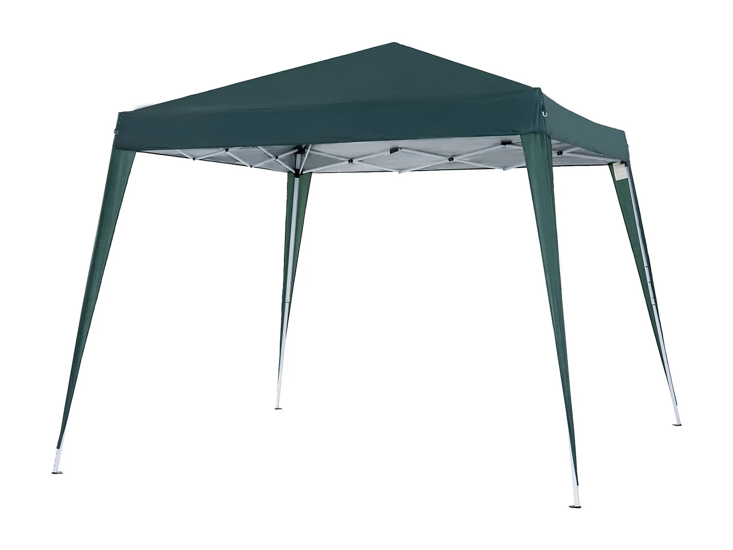 Gazebo pieghevole da giardino 2.4x2.4 m acciaio e poliestere