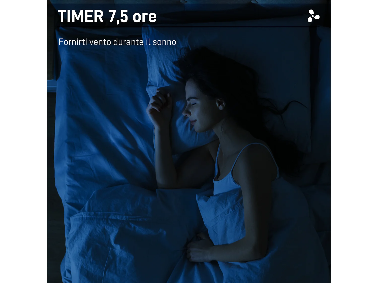 Ventilatore nebulizzatore con serbatoio 3l a 3 modalità e 3 velocità