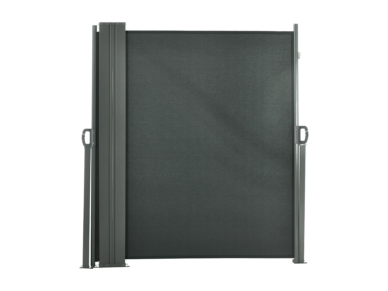 Divisore da giardino estensibile 6x1.8 m con maniglia grigio