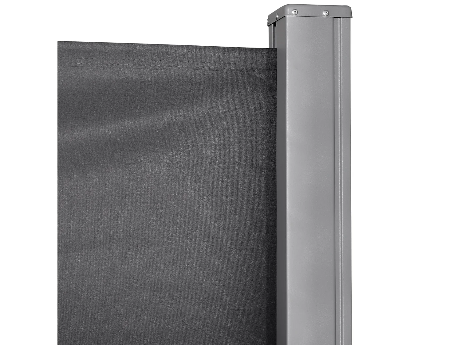 Frangivista da giardino estensibile e avvolgibile 3x1.8m grigio