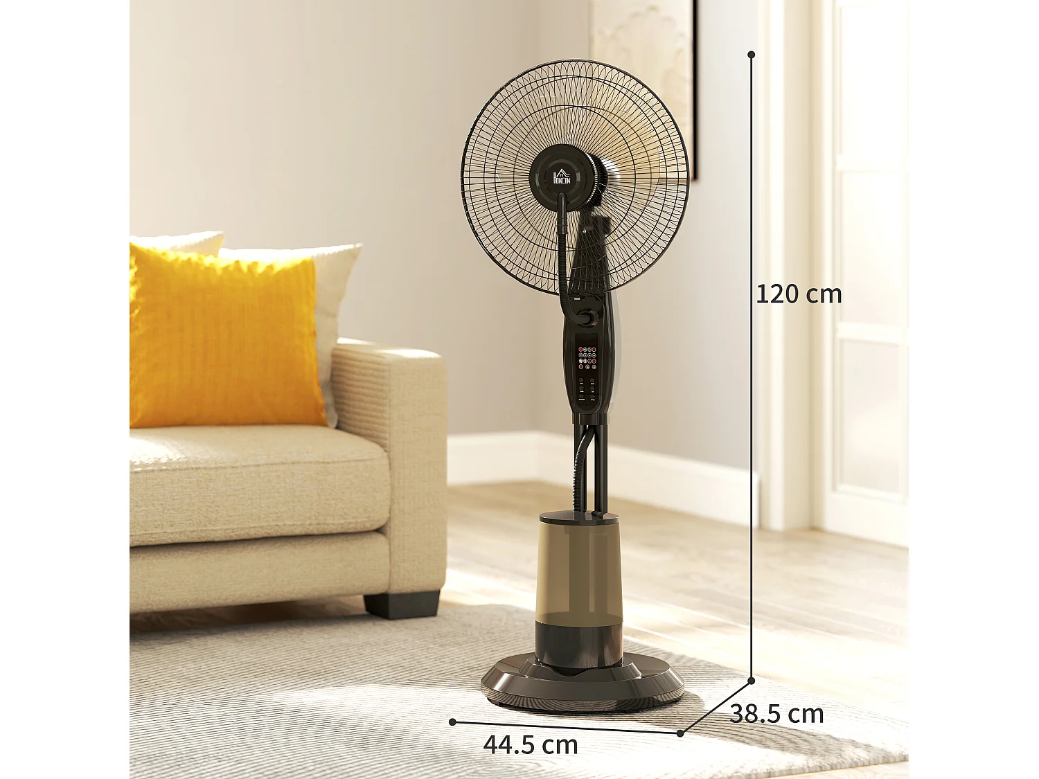Ventilatore nebulizzatore serbatoio 3.2l 3 modalità e 3 velocità
