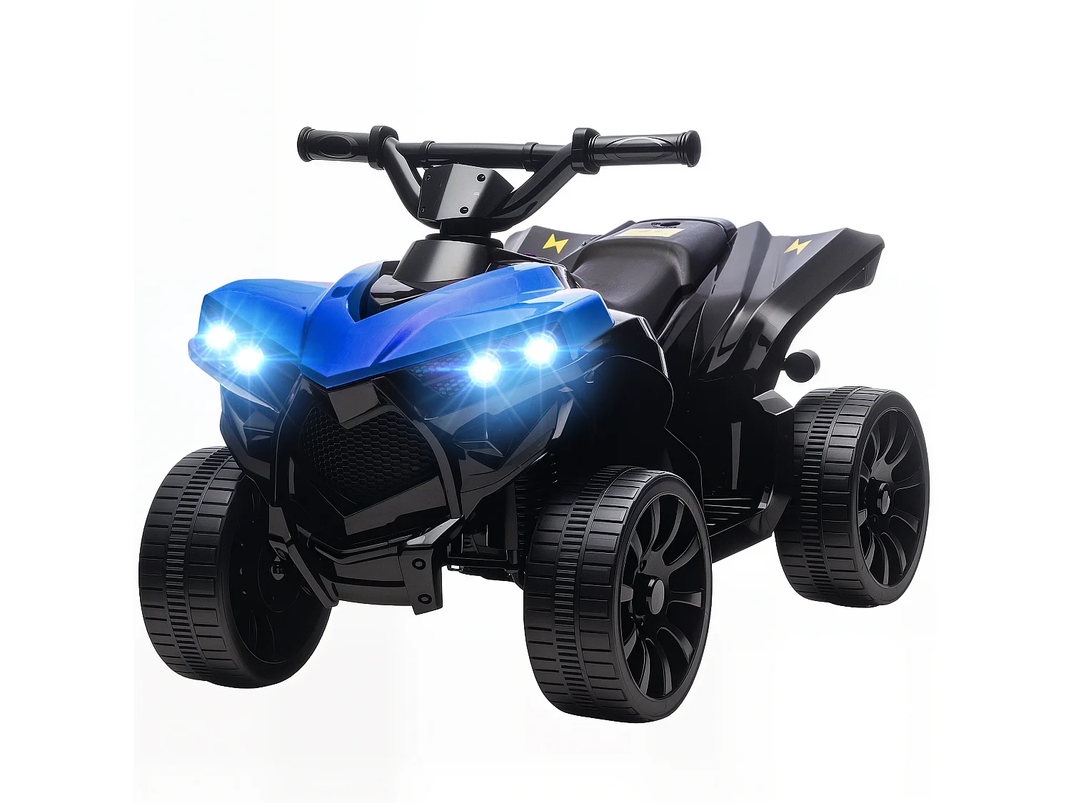 Quad elettrico per bambini 3-6 anni con luci e musica blu