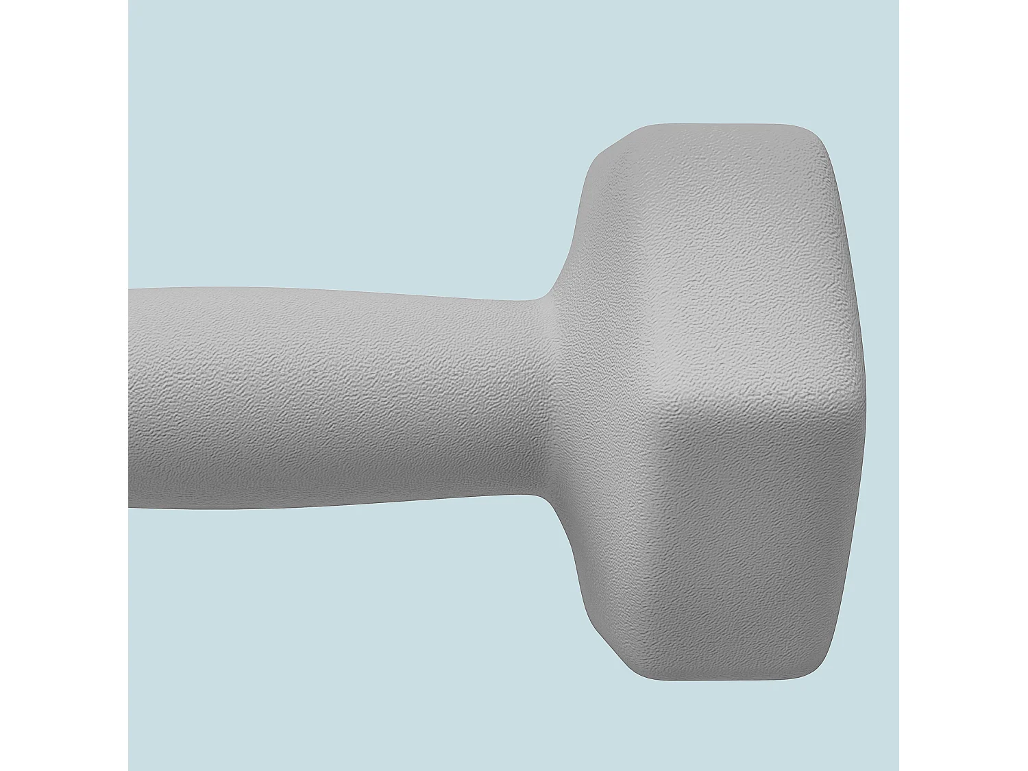 Set 2 manubri esagonali da 2x6 kg con impugnatura antiscivolo grigio