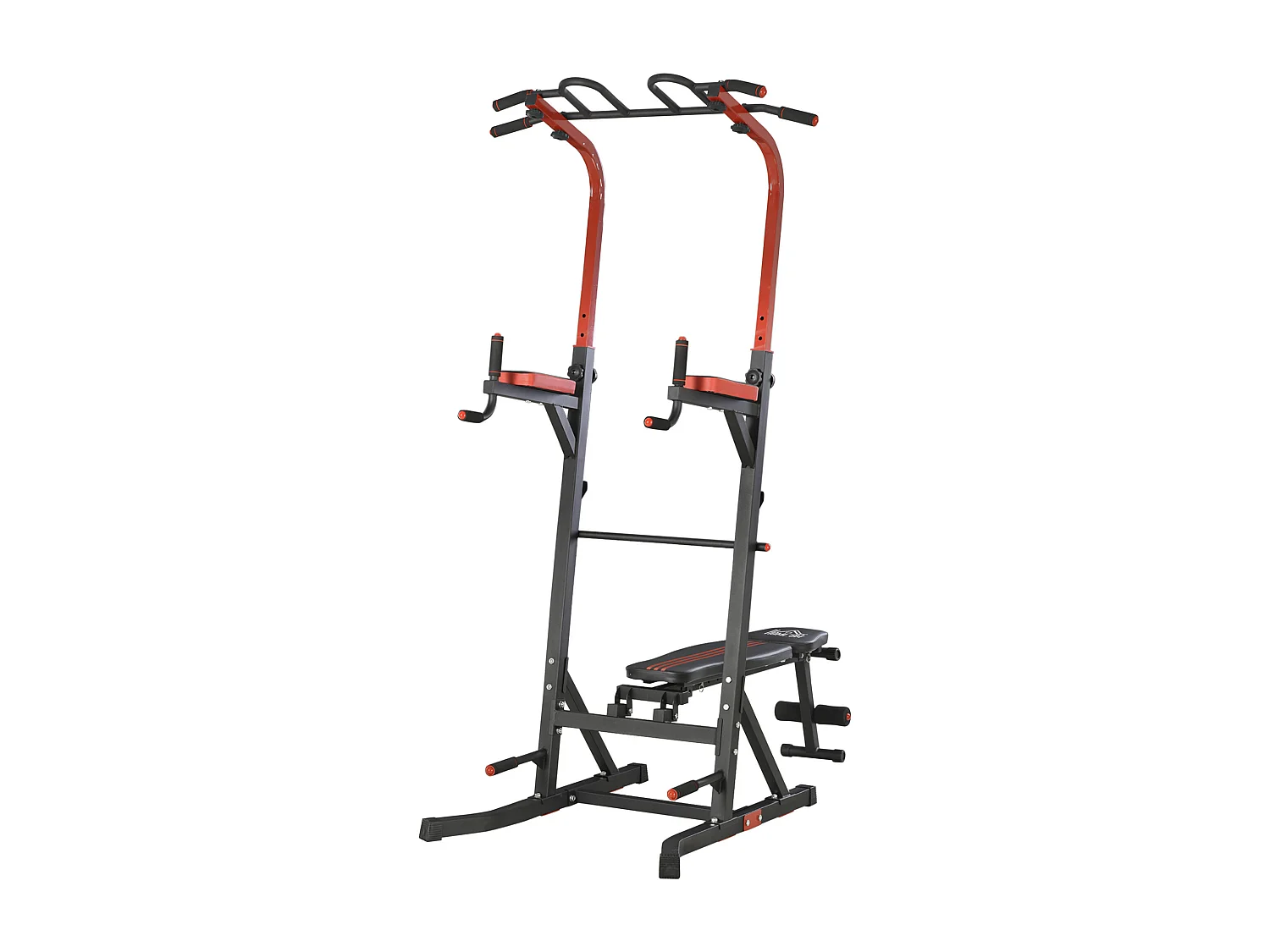 Stazione da Fitness Pieghevole Barra per Trazioni Power Tower Multiuso