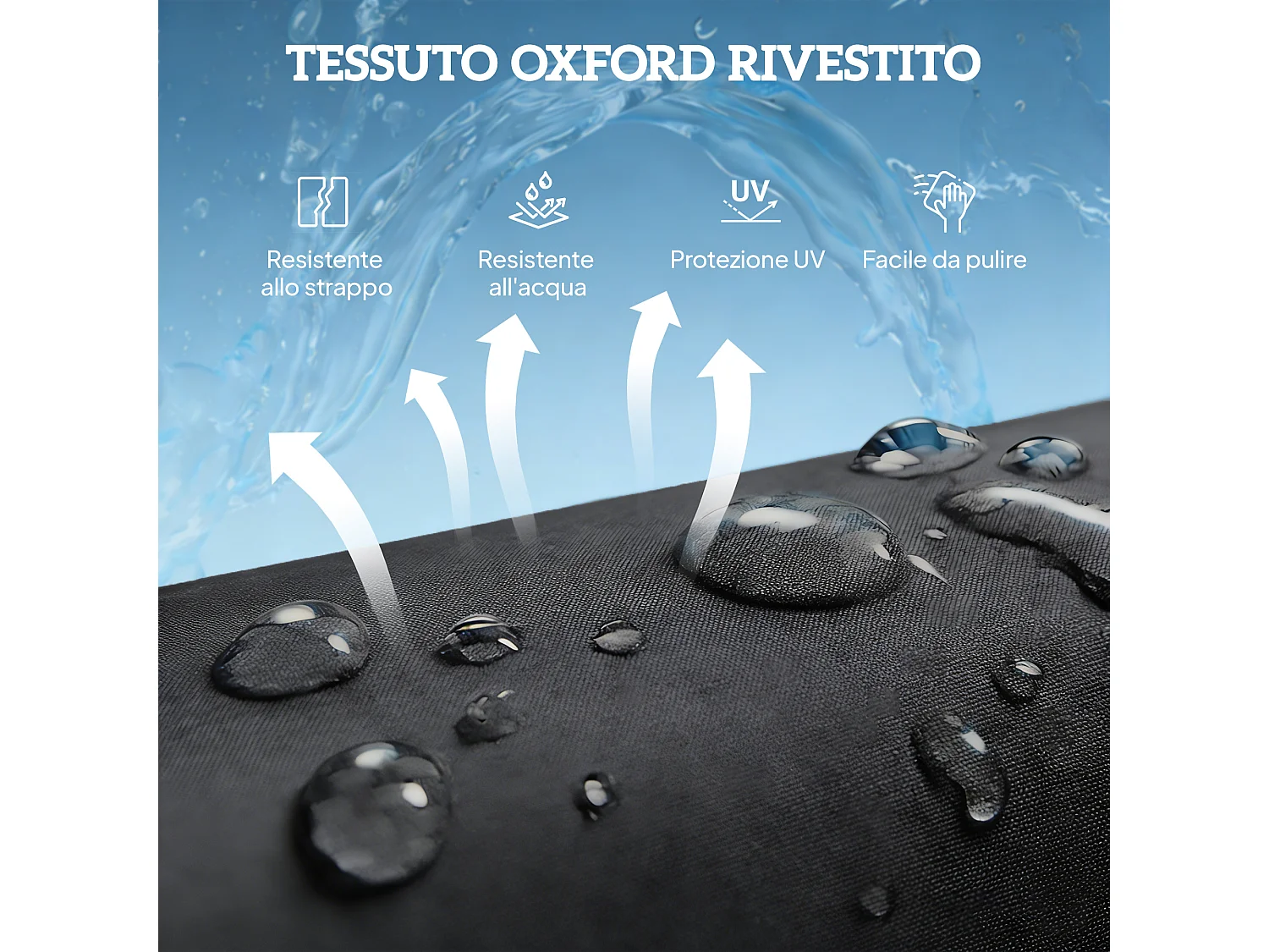 Sdraio pieghevole con foro per viso acciaio e tessuto oxford