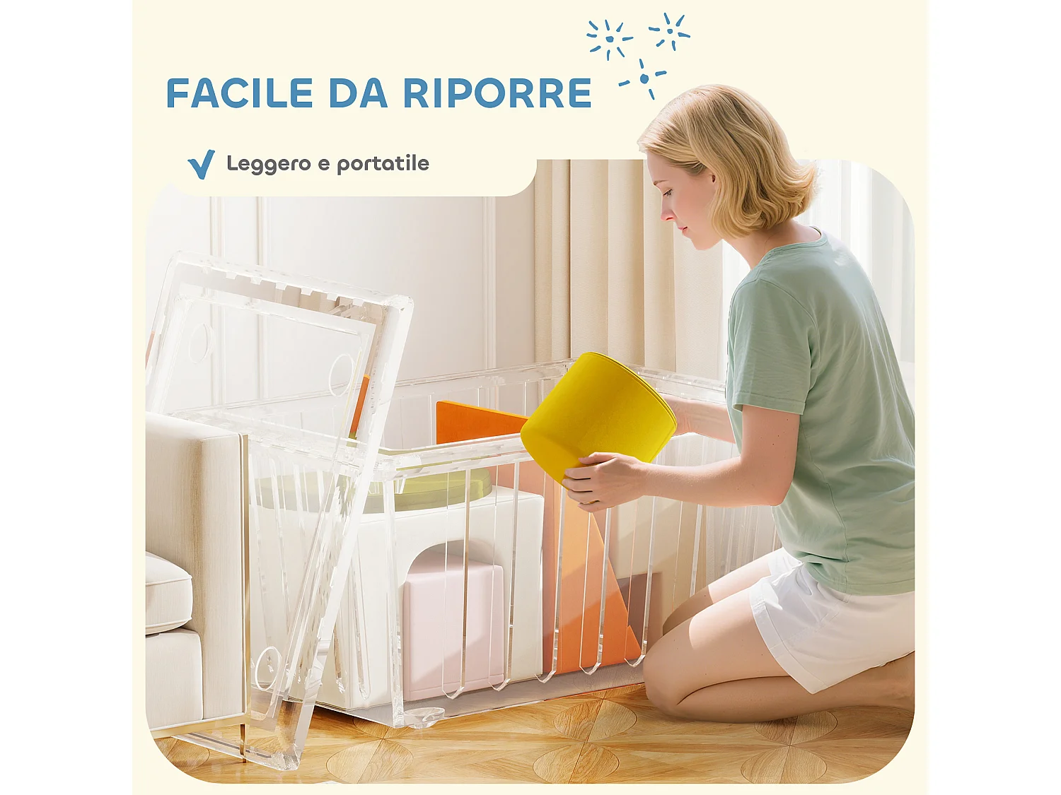 Set 8 costruzioni morbide per bambini 0-3 anni in velluto e schiuma pu