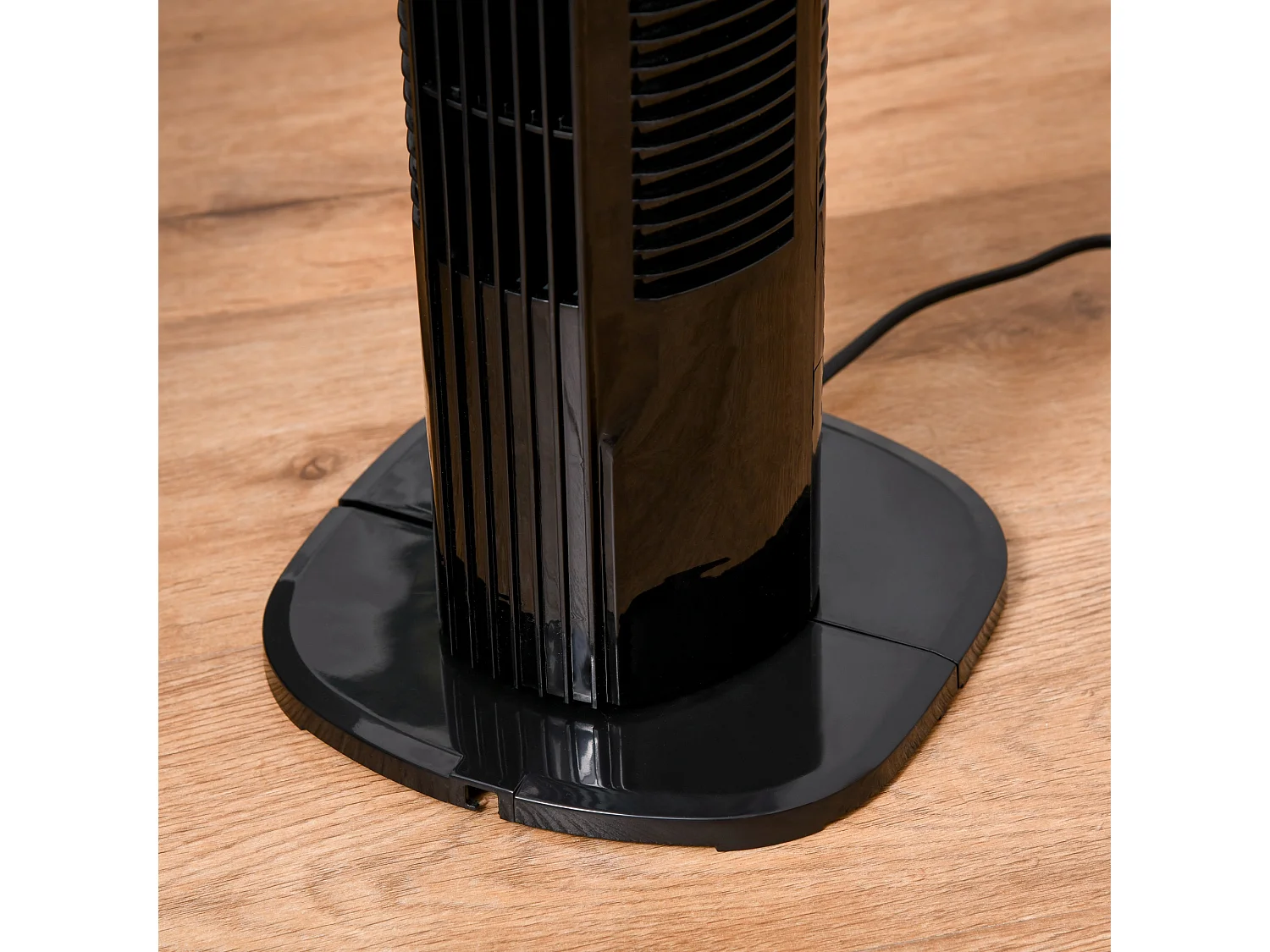 Ventilatore a torre con telecomando a 5m nero