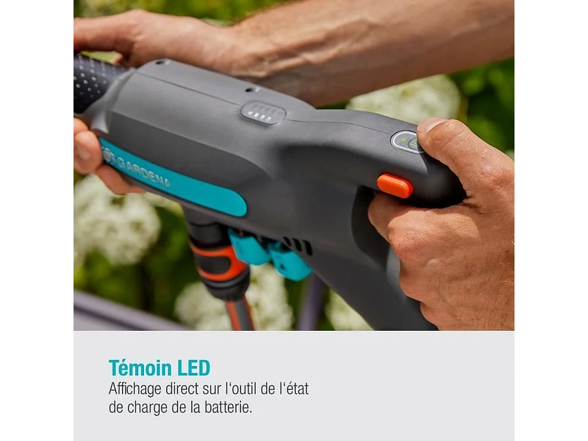 GARDENA AquaClean 24/18V P4A Tragbarer Hochdruckreiniger mit Akku 18V