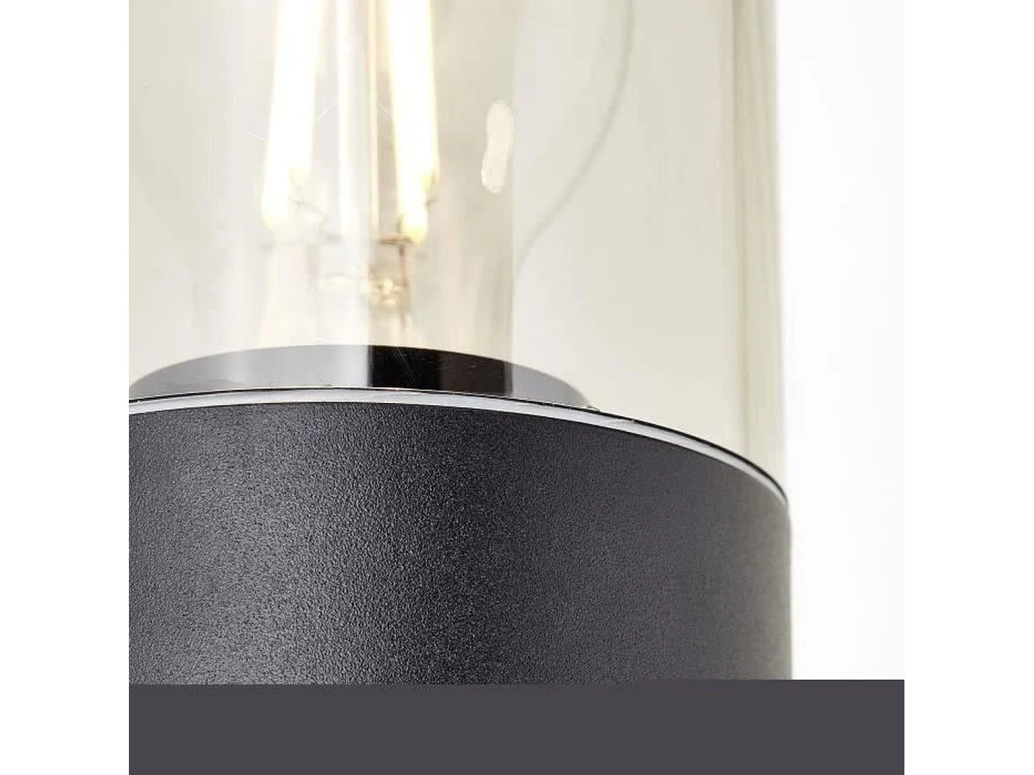 SERGIORO Außenwandleuchte - BRILLIANT - 2L mit Bewegungssensor - Mattschwarz - Aluminium/Kunststoff - IP44