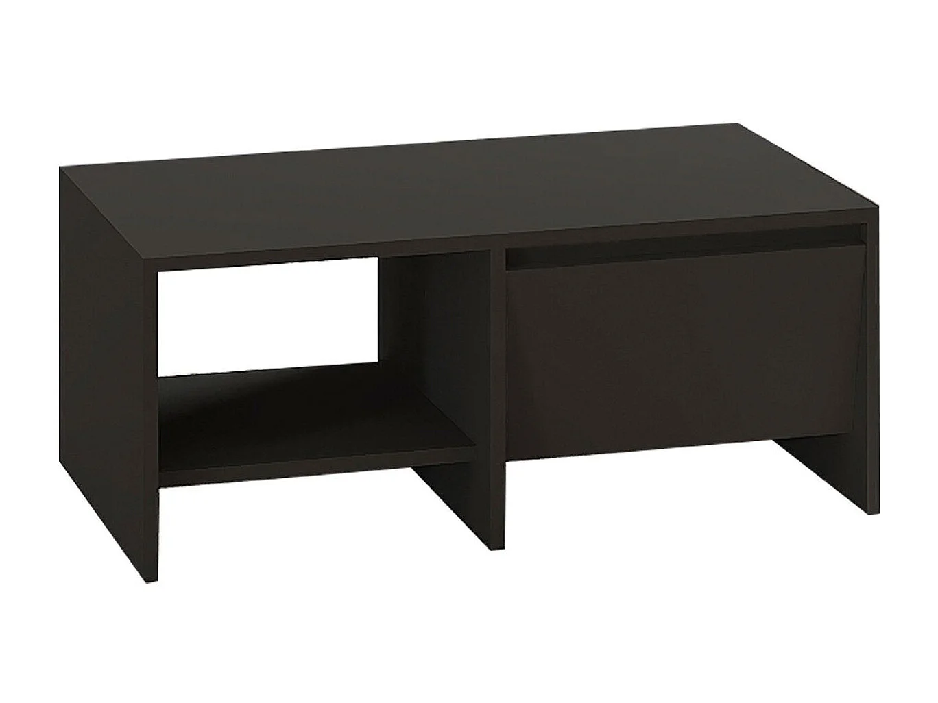 "Laris" Holz Couchtisch - Anthrazitgrau - Elegant und Langlebig - 90 x 45 x 35 cm
