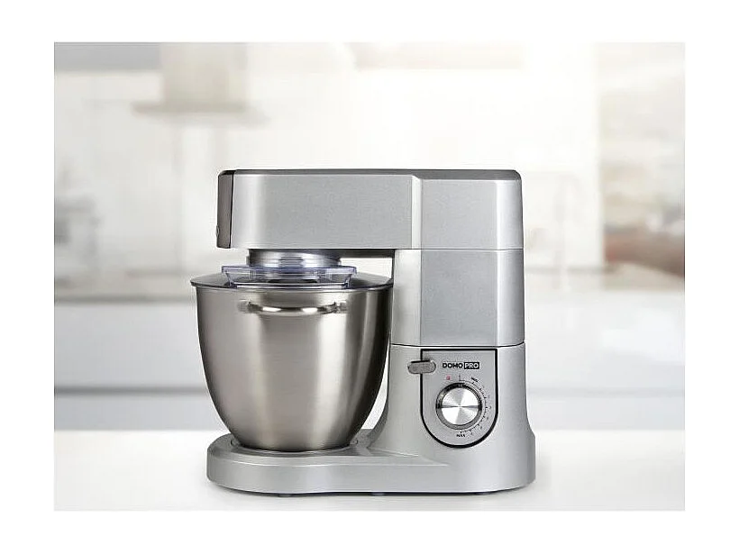Robot de Cuisine Pro 1500 W - 6,7 L - Vitesse variable + Pulse - Gris