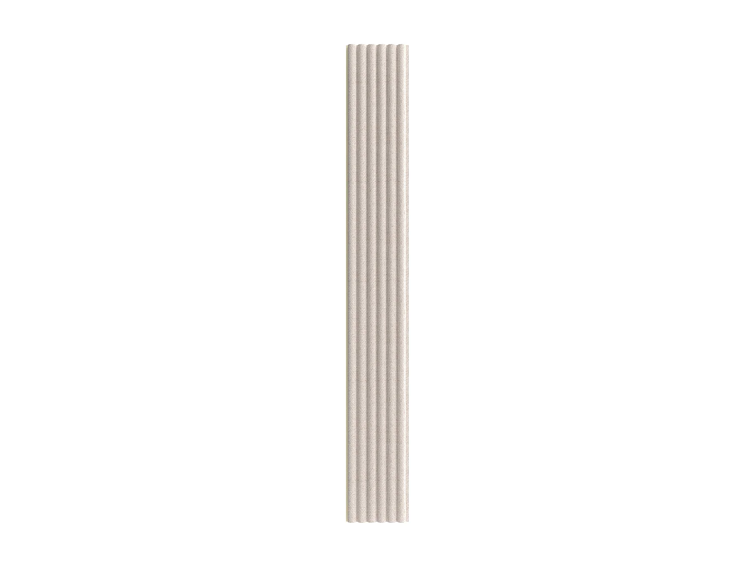 Panneau mural 3D effet tissu ondulé beige - Pack de 1,52 m² - Lot de 8 pièces - TUTIBO
