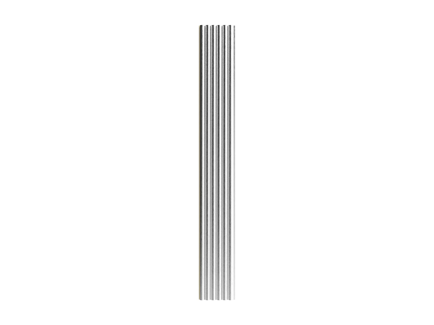 Panneau mural 3D effet métallique ondulé gris - Pack de 1,52 m² - Lot de 8 pièces - TUTIBO