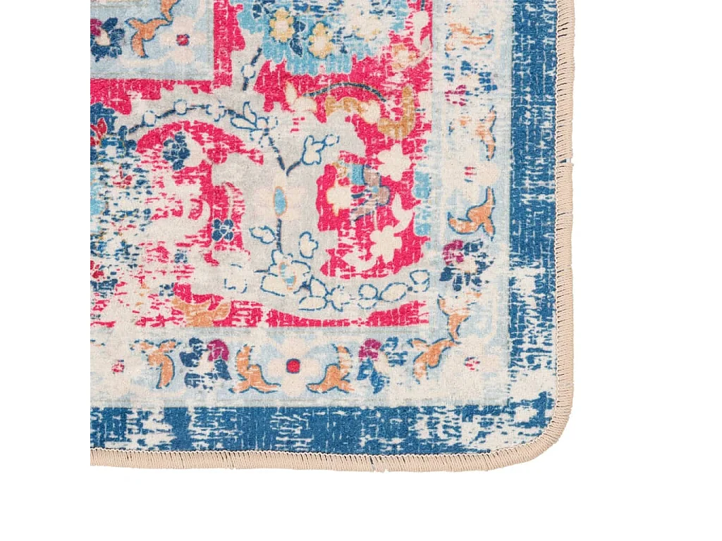 Tapis lavable multicolore 120x180 cm antidérapant