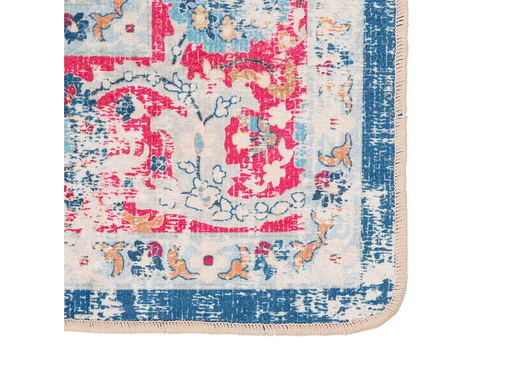 Tapis lavable multicolore 80x150 cm antidérapant