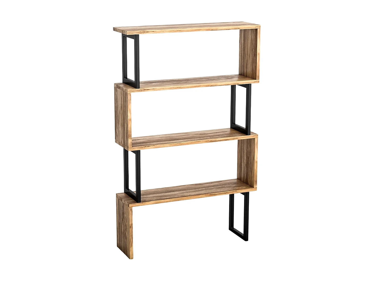 "Ceylan Holzbücherregal - 80 x 22 x 128 cm - Walnuss - 4.0 Regale"